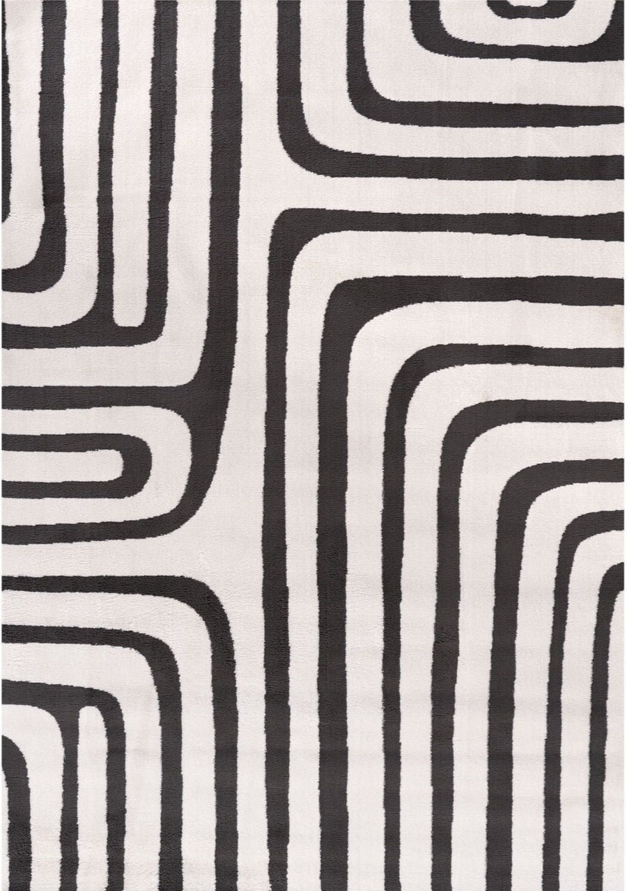 Slate Frame Rug — full product view
