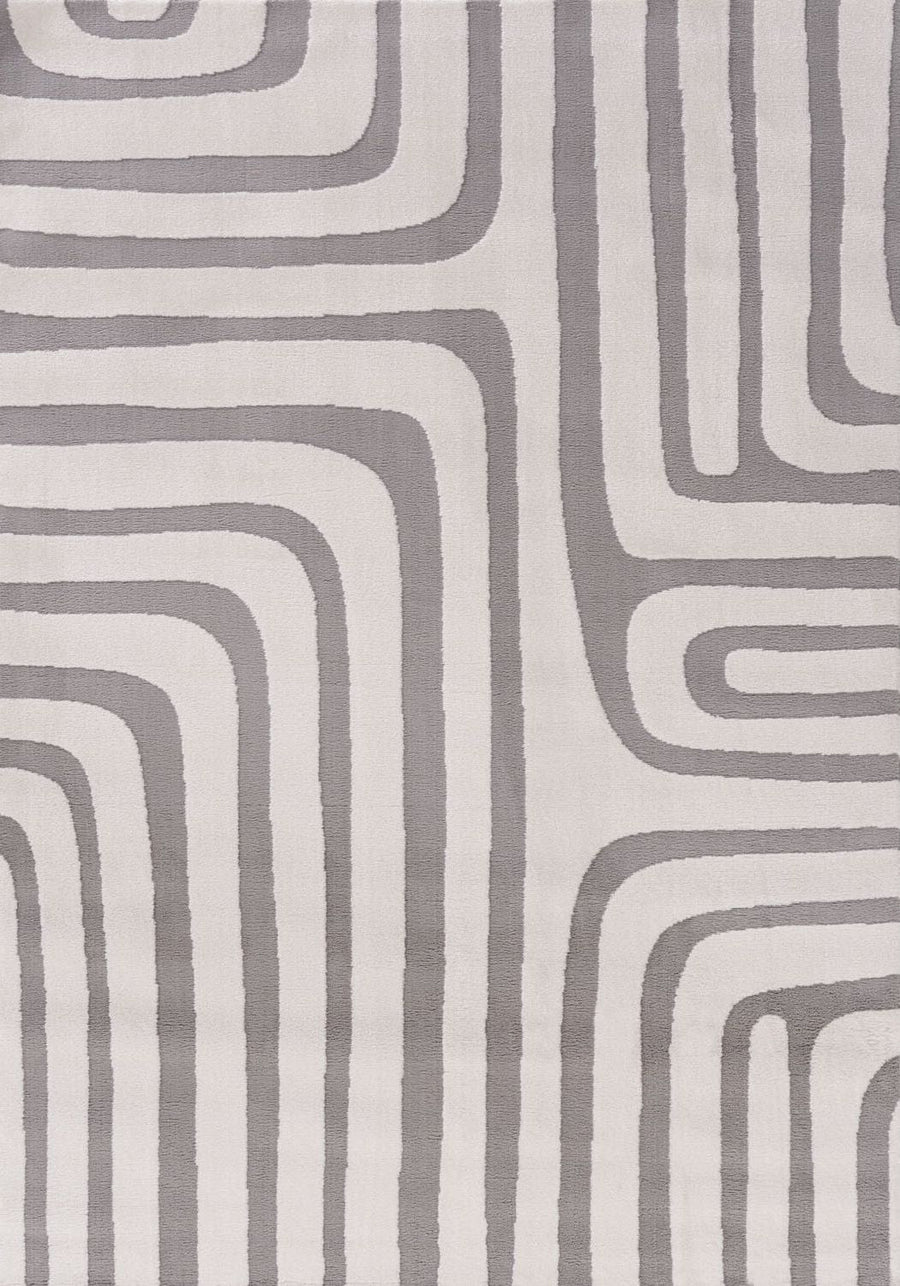 Silver Frame Rug — full product view