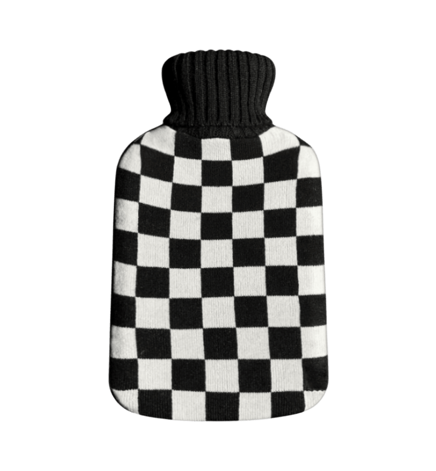 Noir Hot Water Bottle with Cover