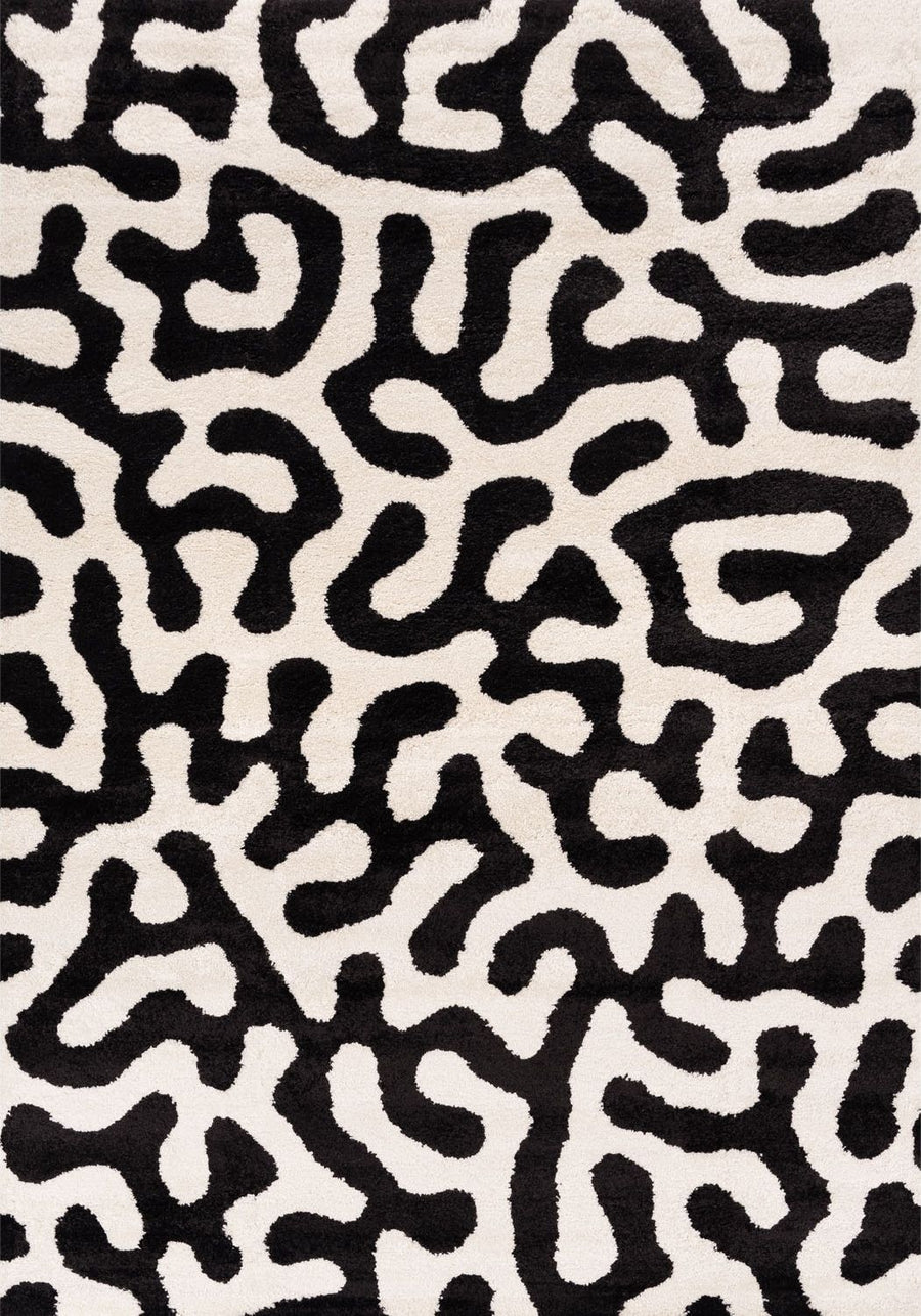 Ink Scribble Rug — full product view
