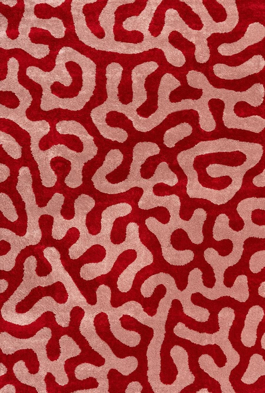 Cherry Scribble Rug — full product view