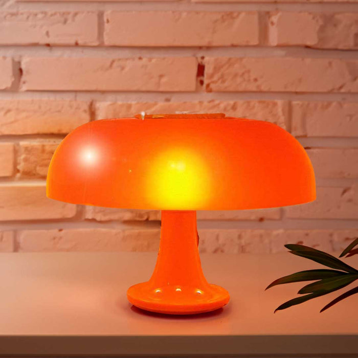 Retro lamp styled in a colourful modern interior