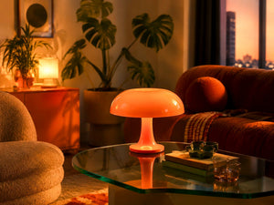 Colourful 2026 interior with sculptural statement lighting
