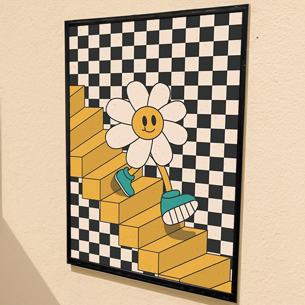 Daisy Steps Print