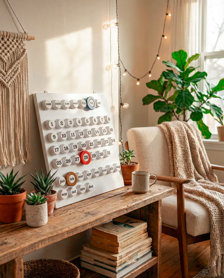 The Retro Analogue Calendar