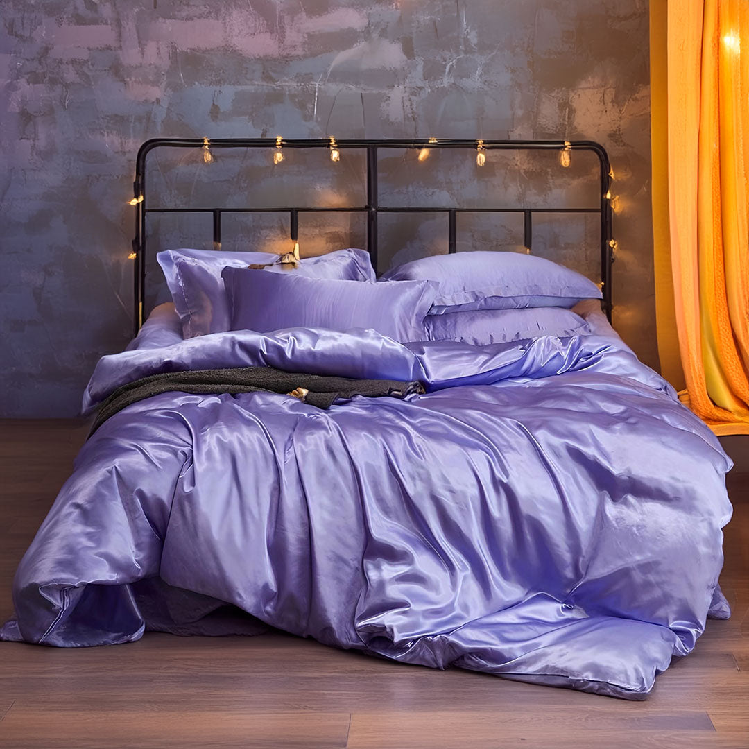 Lavender Silk Bedding Set