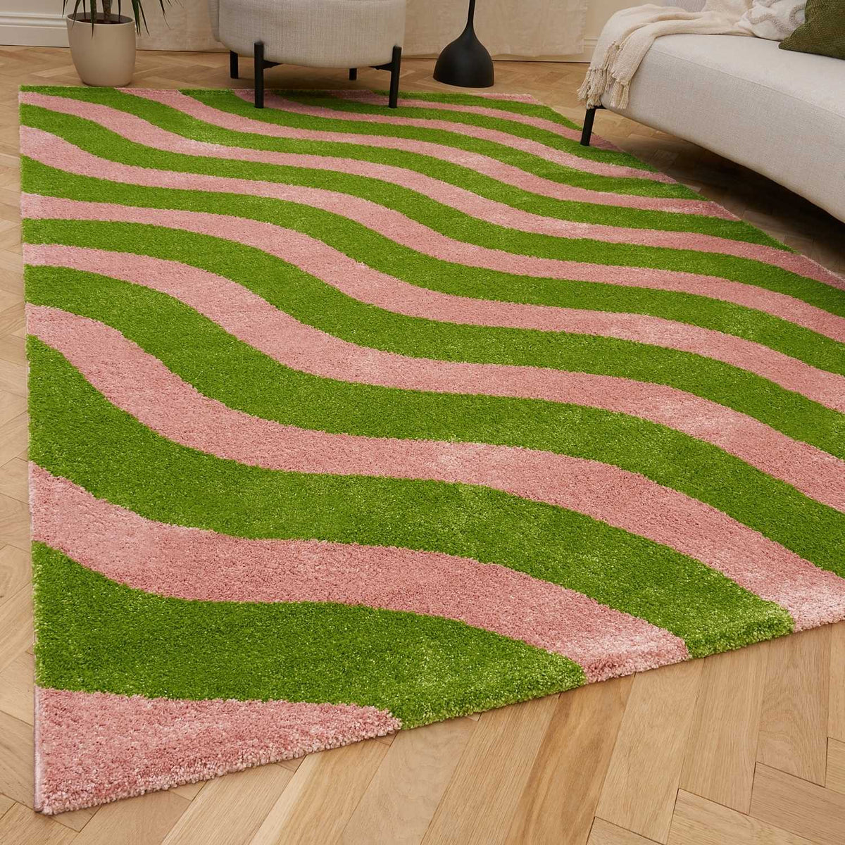 Garden Ripple Rug — front product view