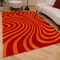 Ember Stripe Rug — front product view