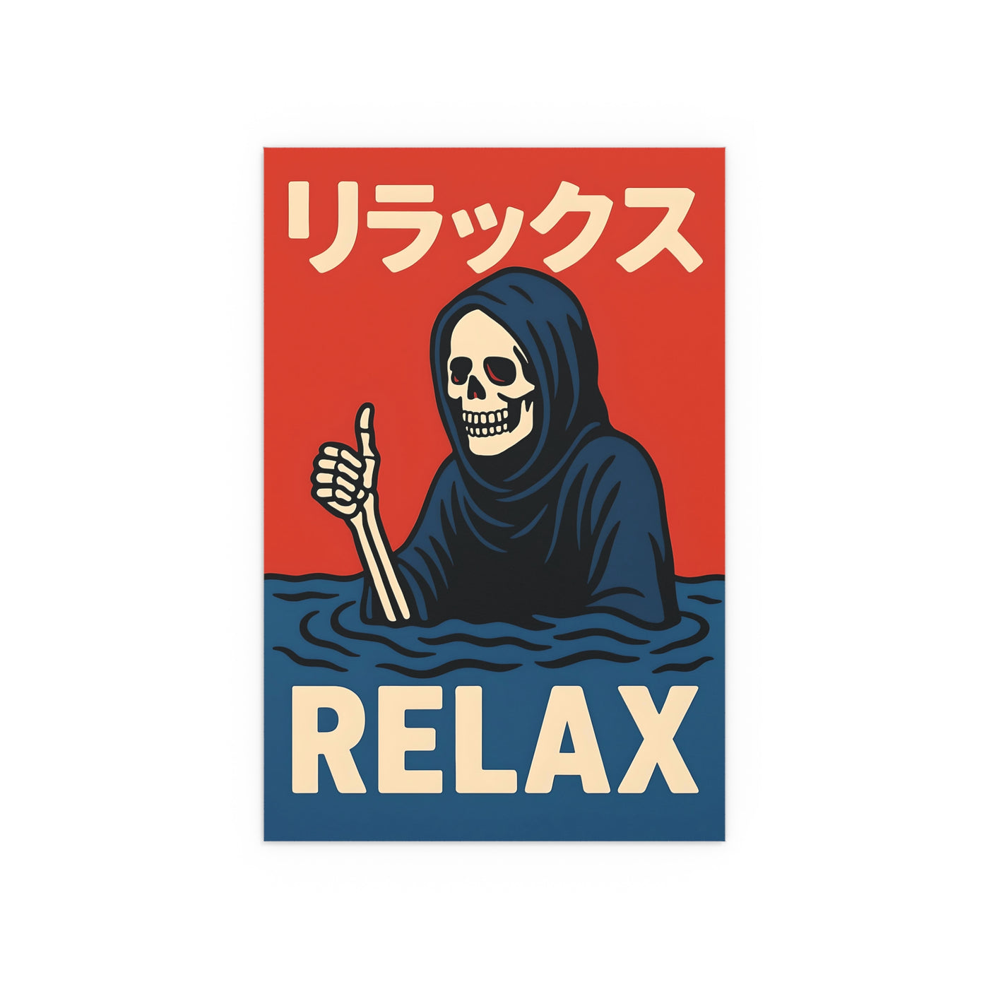 Relax Grim Reaper Print product image