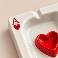 Ace of Hearts & Spades Ashtray