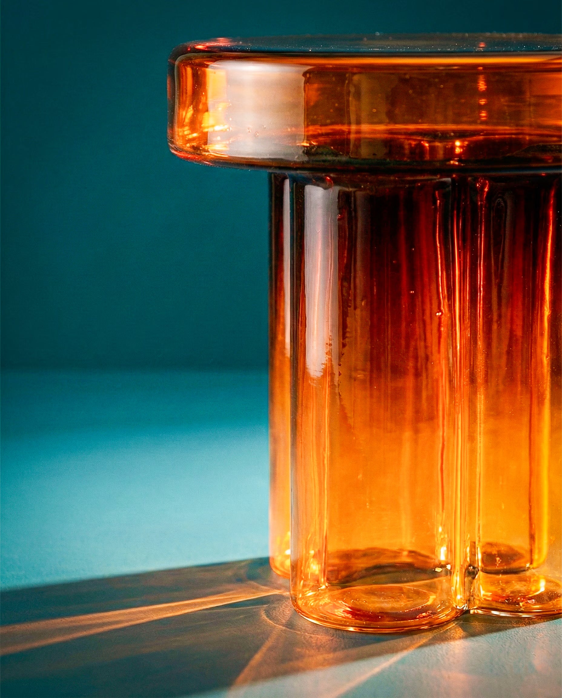 Short and Tall Aperol glass tables