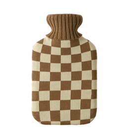 Mocha Hot Water Bottle with Cover