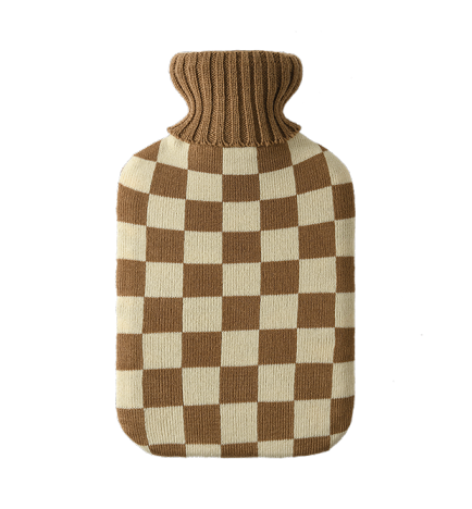 Mocha Hot Water Bottle with Cover
