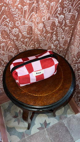 Blush Printed Wash Bag – product view 2