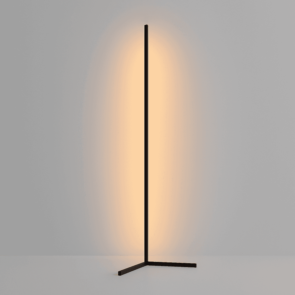 Minimal RGB standing lamp for bedrooms and living spaces