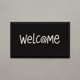 Welcome Door Mat in a full product view