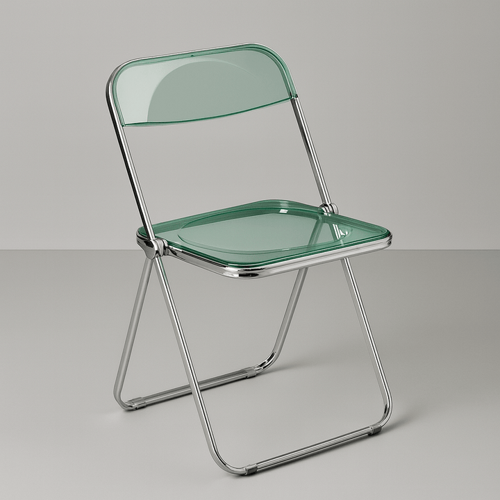 Minimal Acrylic Folding Chairs