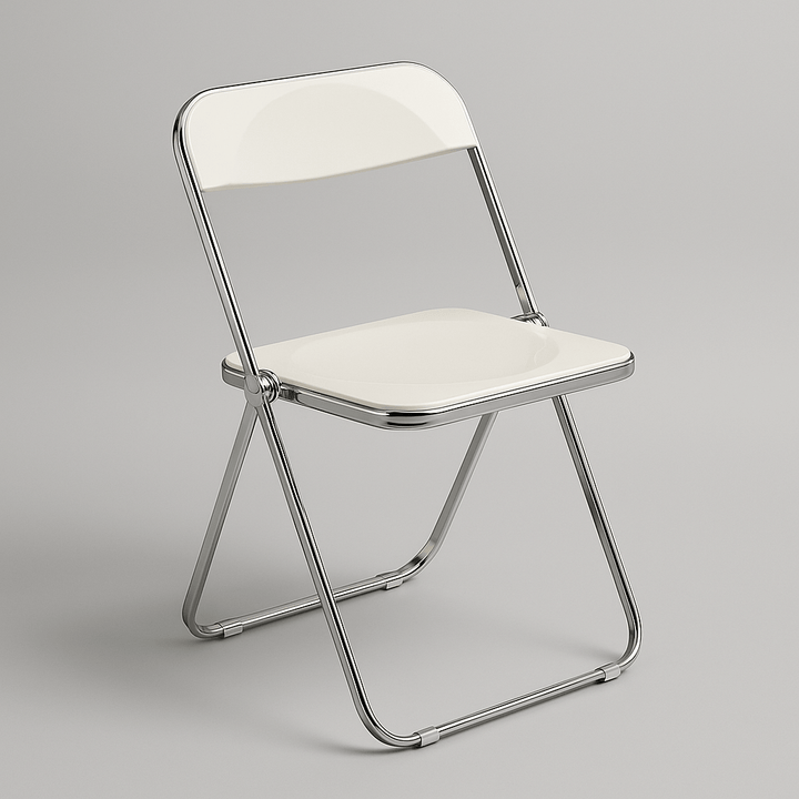 Minimal Acrylic Folding Chairs