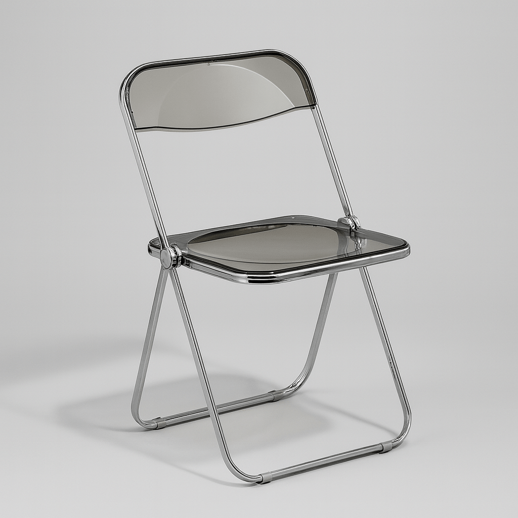 Minimal Acrylic Folding Chairs