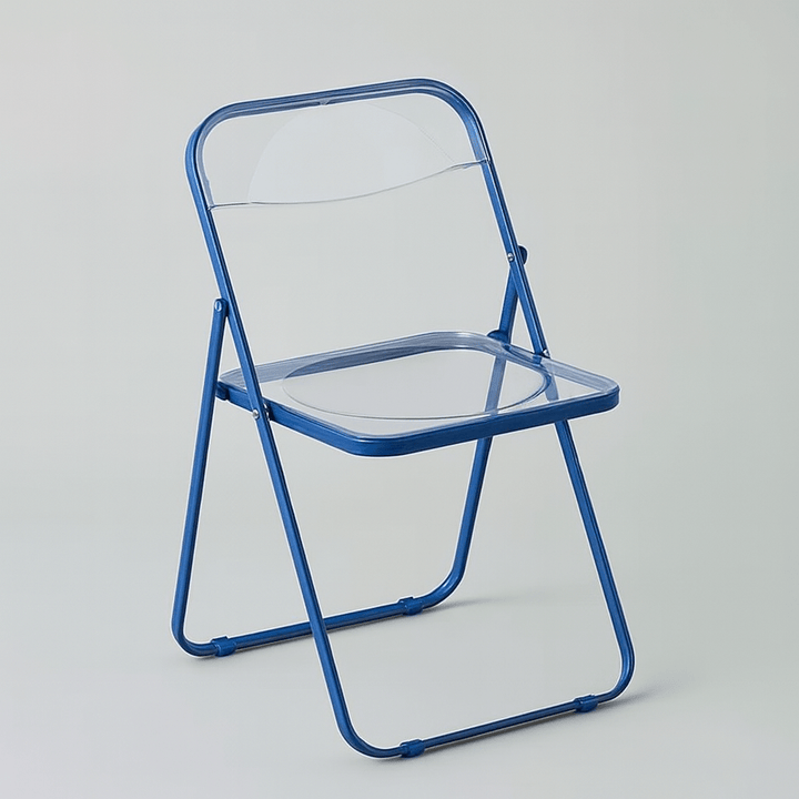 Minimal Acrylic Folding Chairs