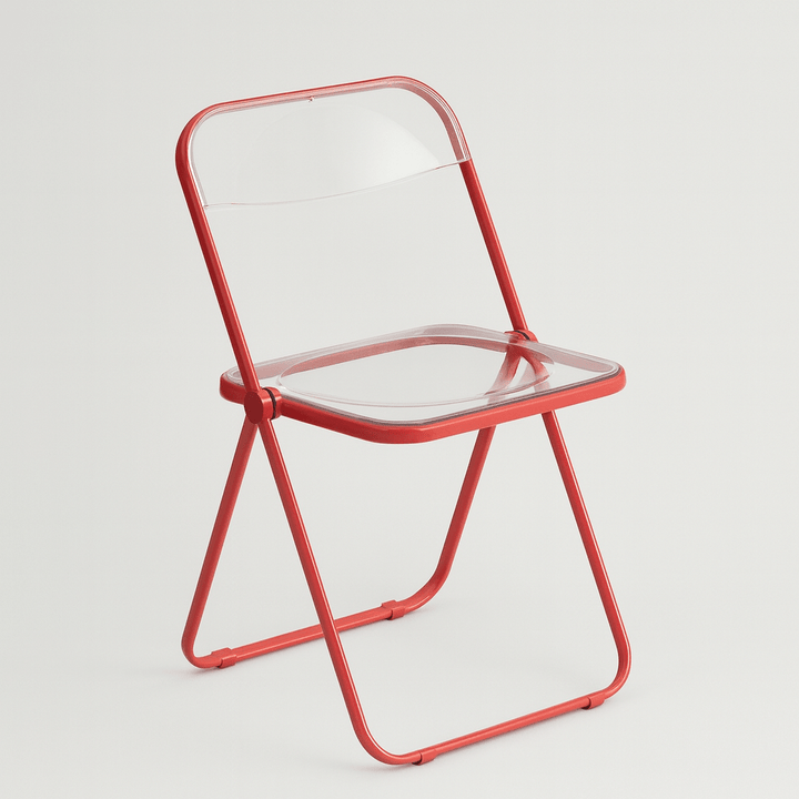 Minimal Acrylic Folding Chairs