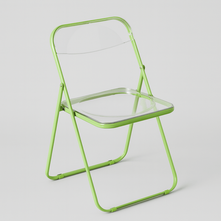 Minimal Acrylic Folding Chairs