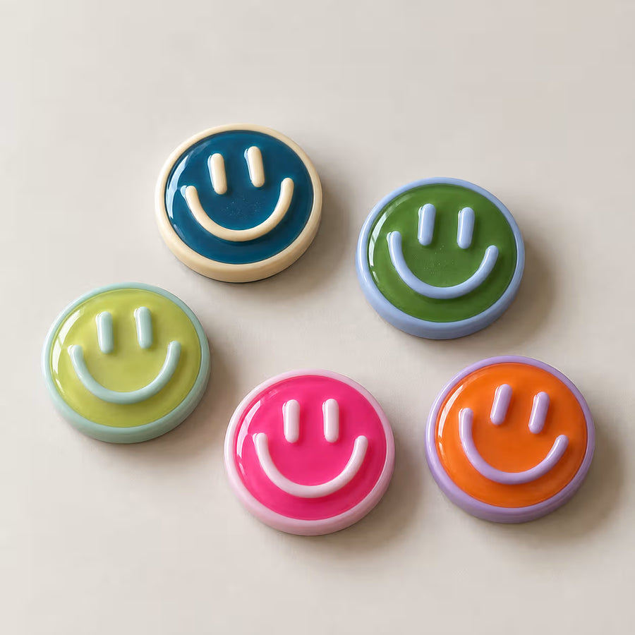 Smiling Face Fridge Magnet Pack