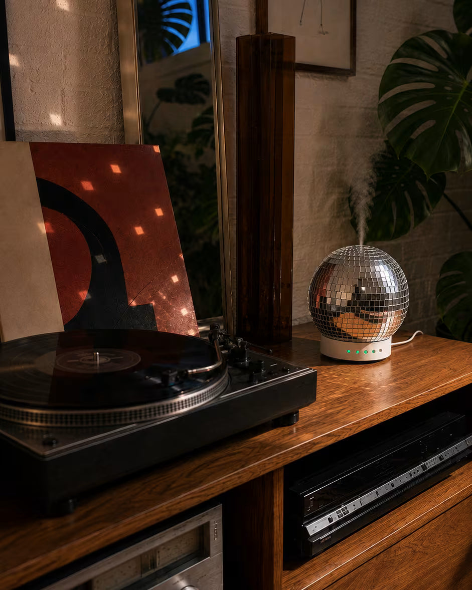 The Rotating Disco Ball Diffuser
