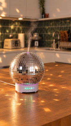 The Rotating Disco Ball Diffuser
