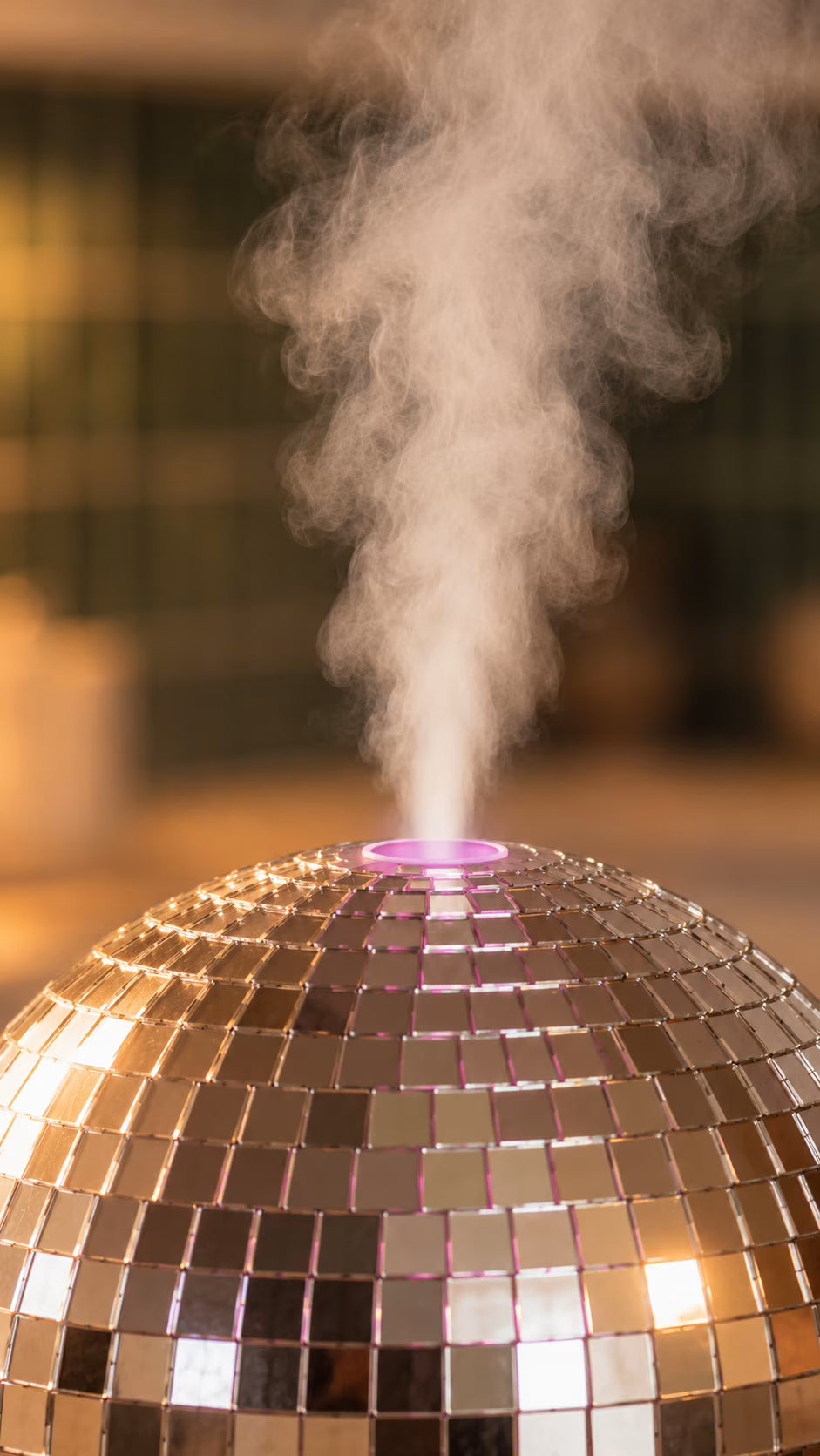 The Rotating Disco Ball Diffuser