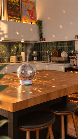 The Rotating Disco Ball Diffuser