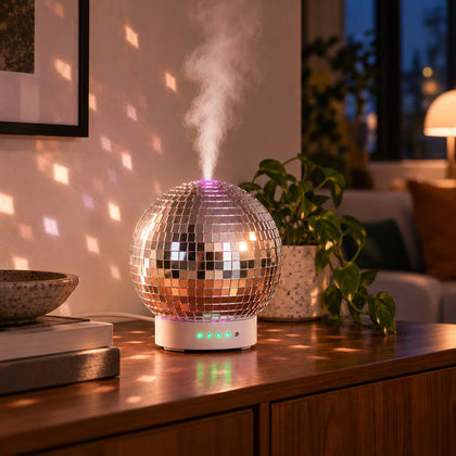 Der rotierende Disco -Ball -Diffusor