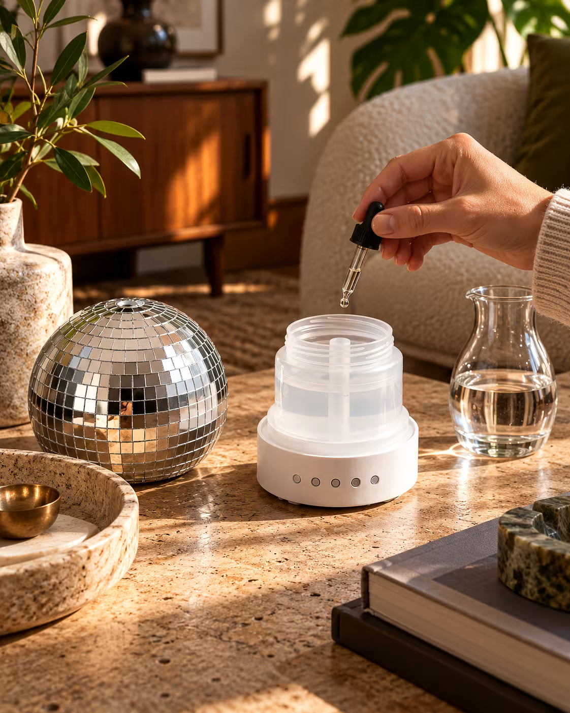 The Rotating Disco Ball Diffuser