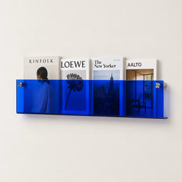 Floating Acrylic Magazine Holder