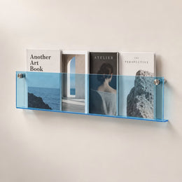 Floating Acrylic Magazine Holder