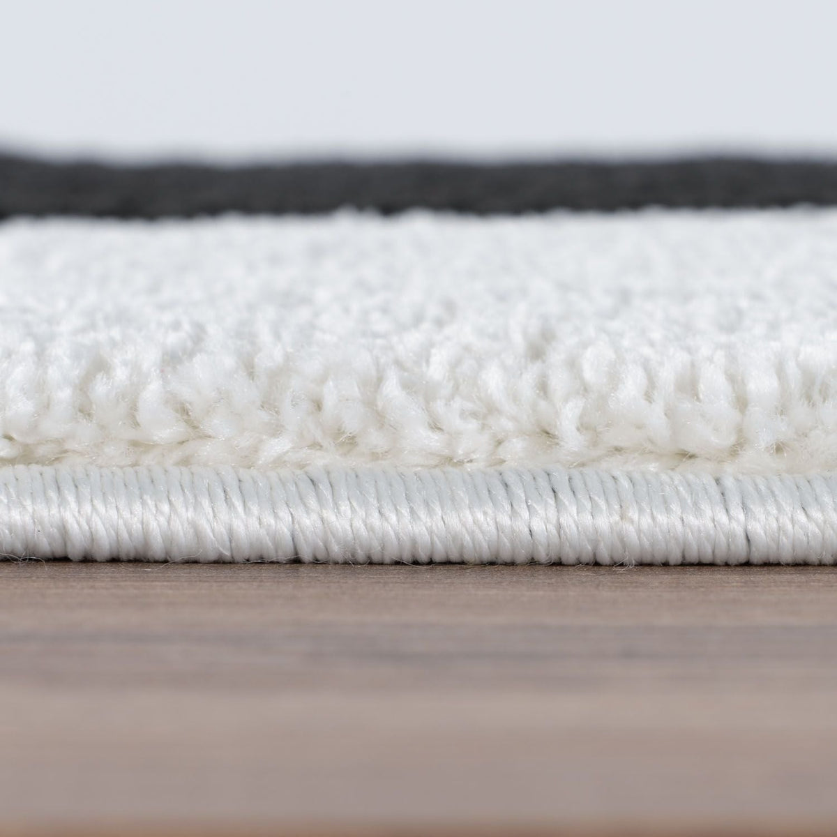 Mono Maze Rug — pile detail