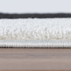 Mono Maze Rug — pile detail