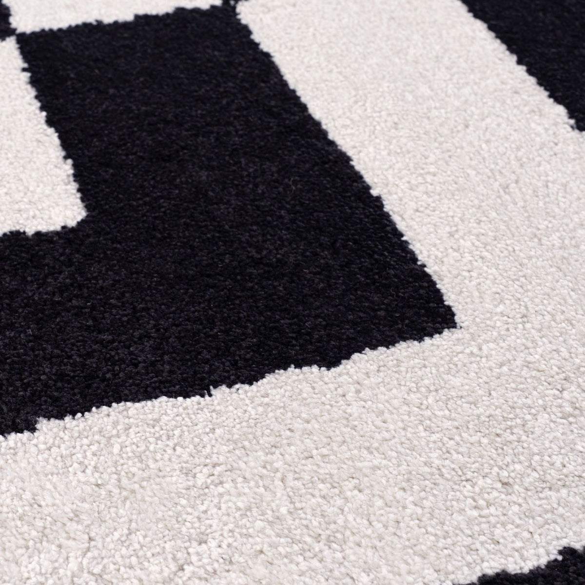Mono Maze Rug — surface detail
