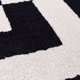Mono Maze Rug — surface detail