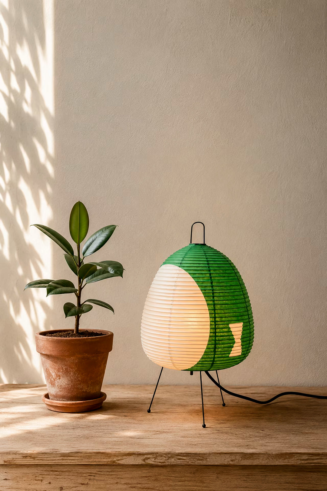 Kiri Table Lamp - Celadon