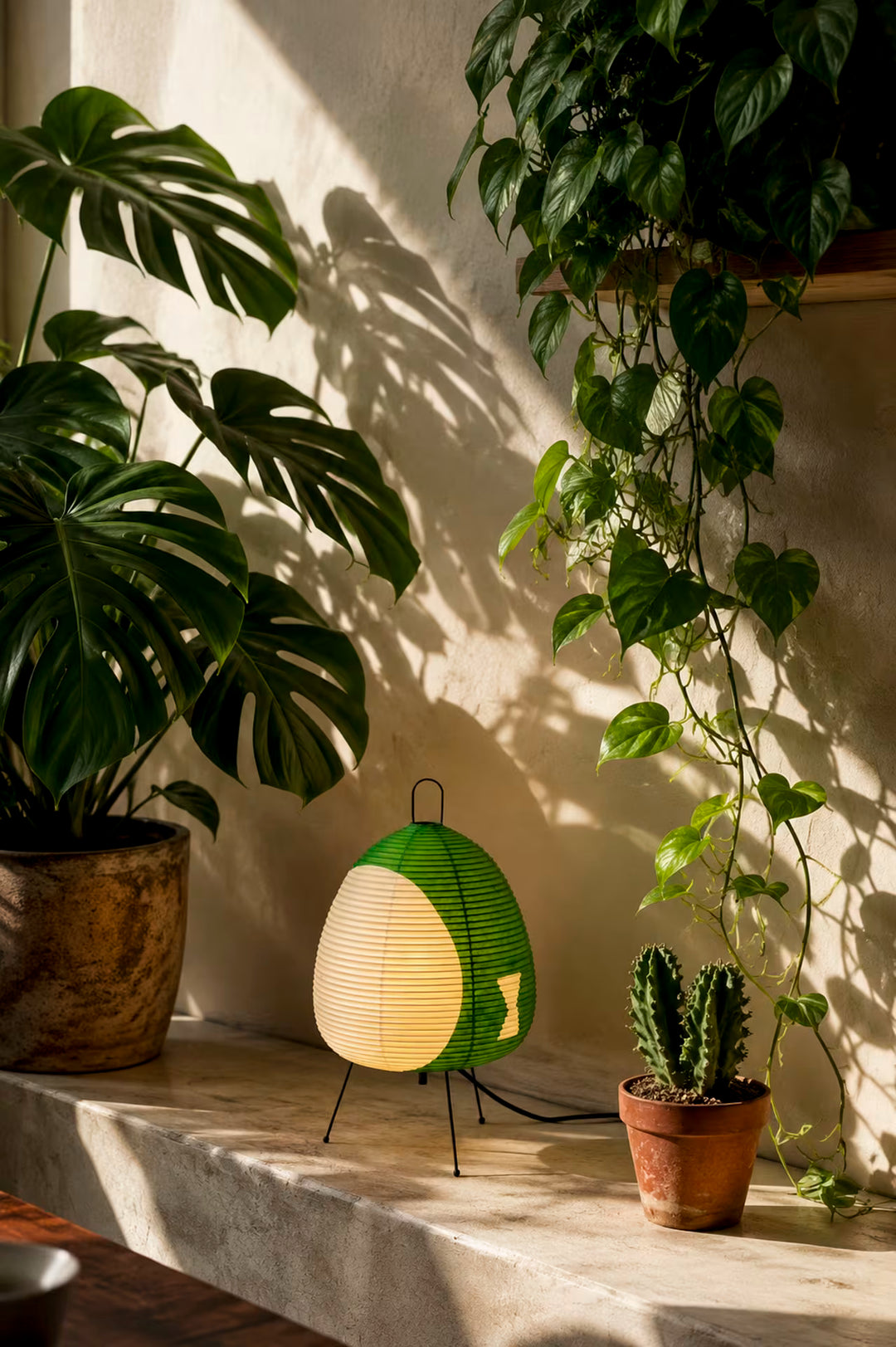 Kiri Table Lamp - Celadon