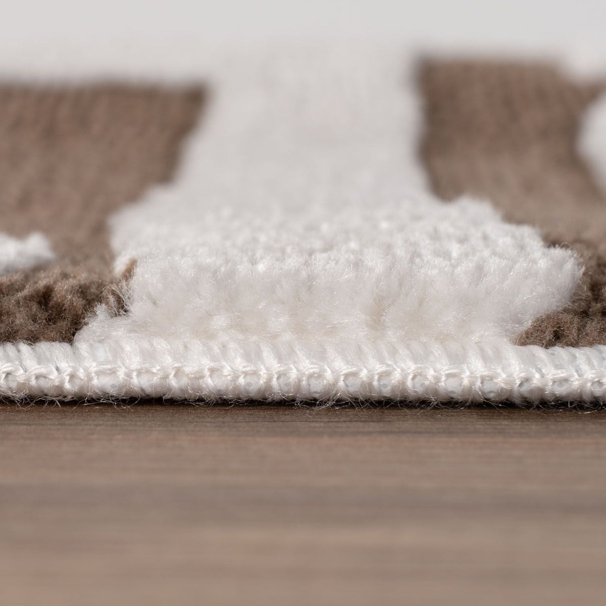 Umber Form Rug — pile detail