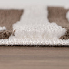 Umber Form Rug — pile detail