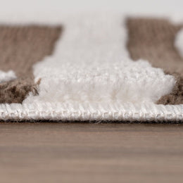 Umber Form Rug — pile detail
