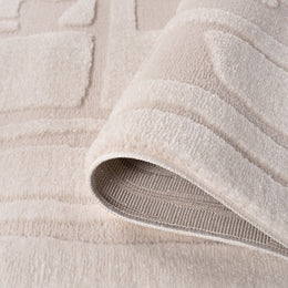 Chalk Form Rug — folded construction detail