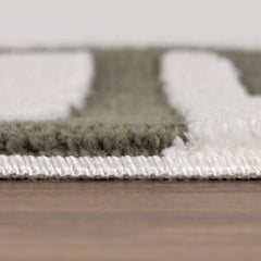Moss Form Rug — pile detail