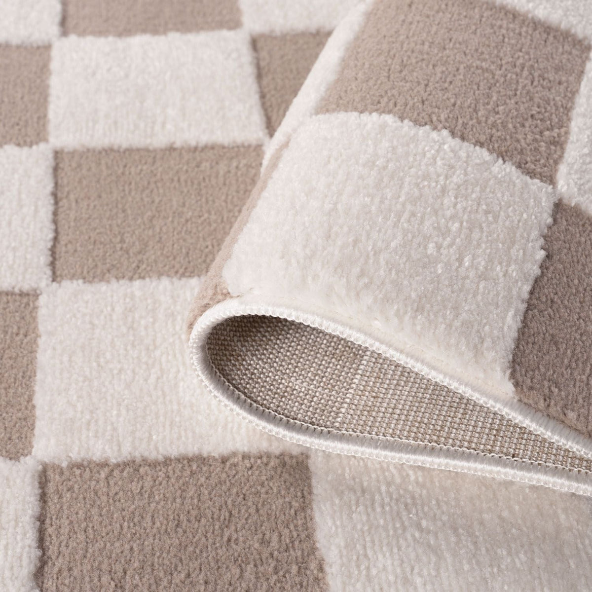 Sand Tile Rug — folded construction detail
