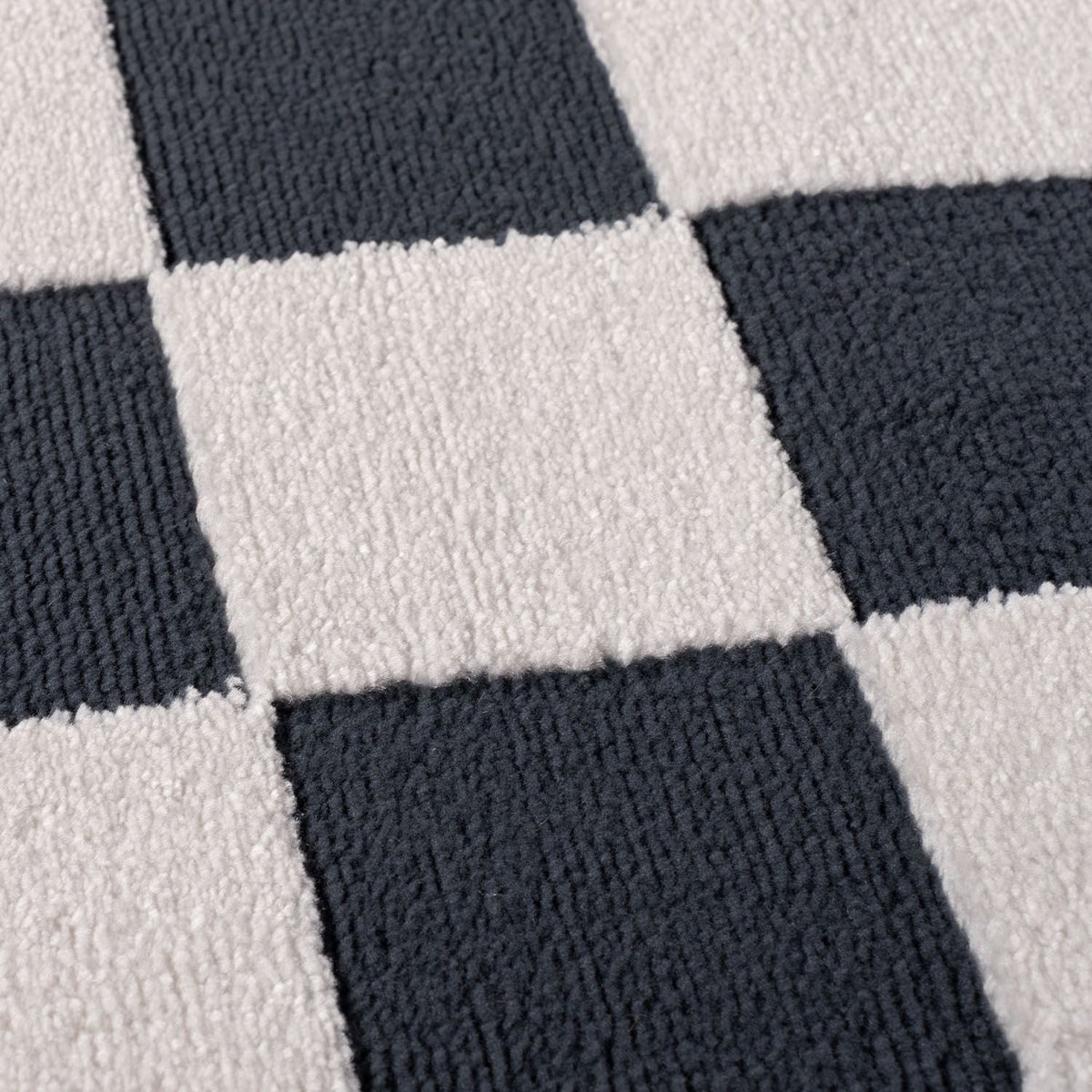 Cobalt Tile Rug — surface detail