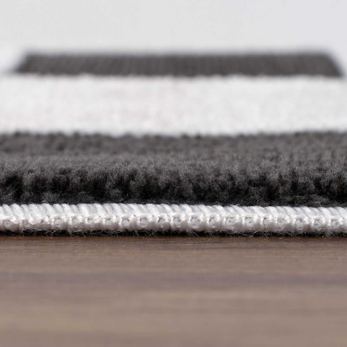 Smoke Tile Rug — pile detail