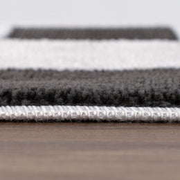 Smoke Tile Rug — pile detail